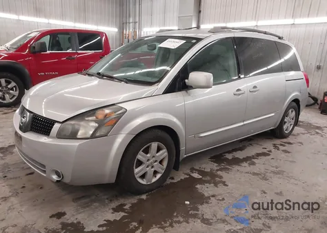 2004 Nissan Quest 3.5 Sl from USA, damaged, VIN 5N1BV28U34N343743